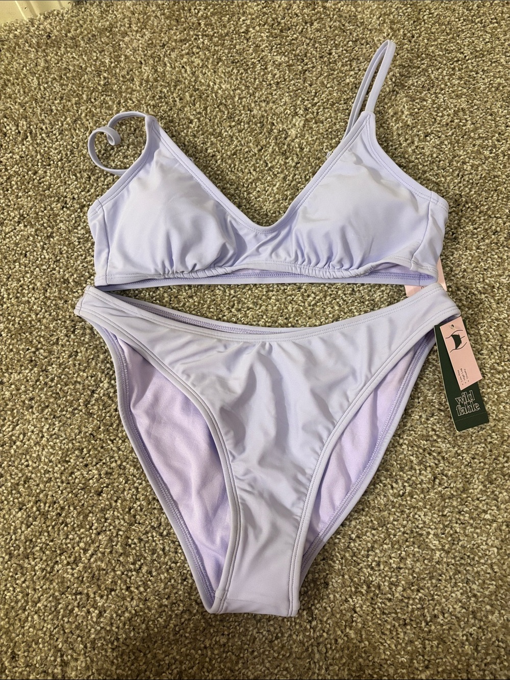 wild fable Lavender Two-Piece Bikini Set (medium NWT)